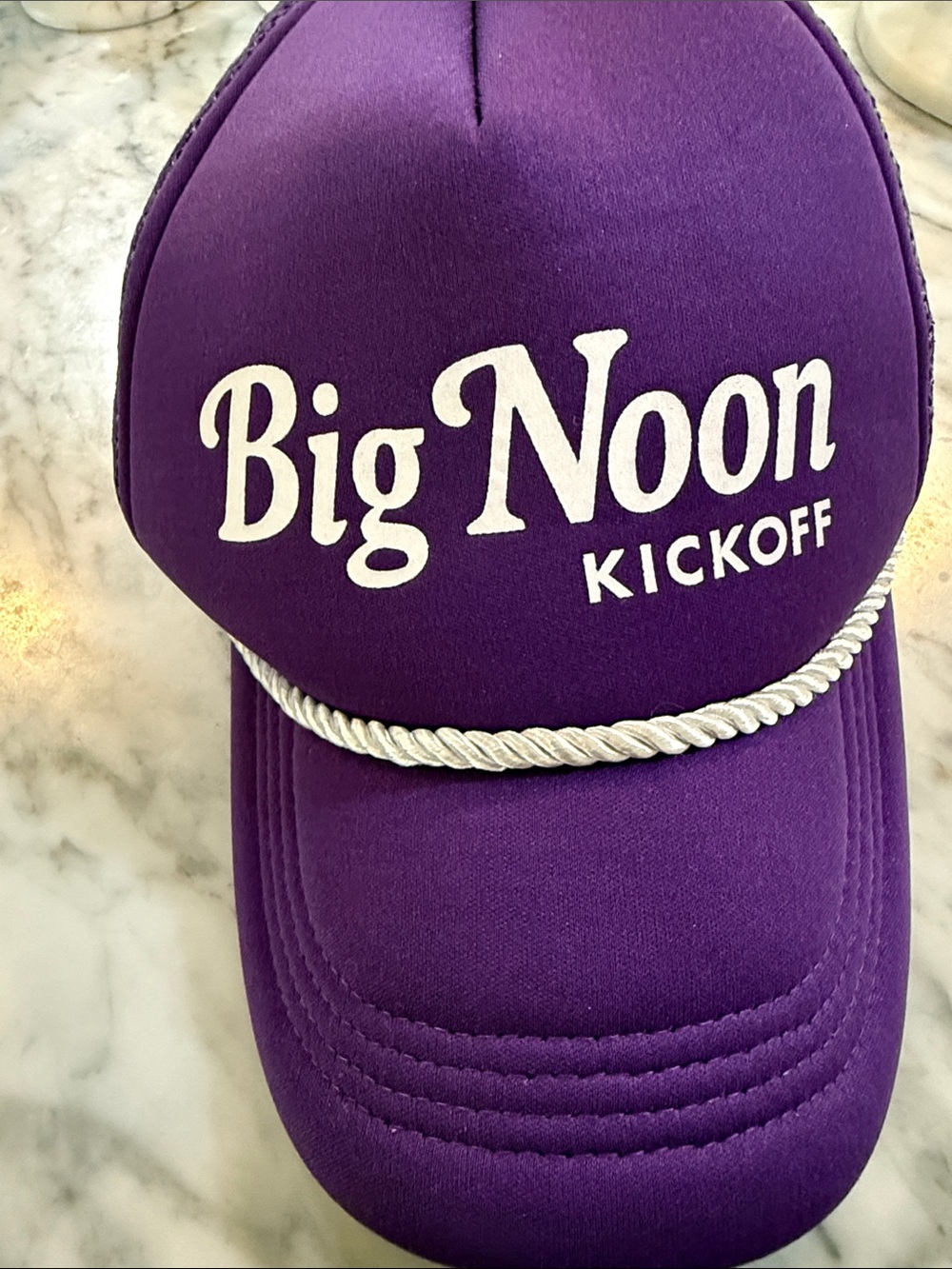 Big Noon Kickoff Purple Cap